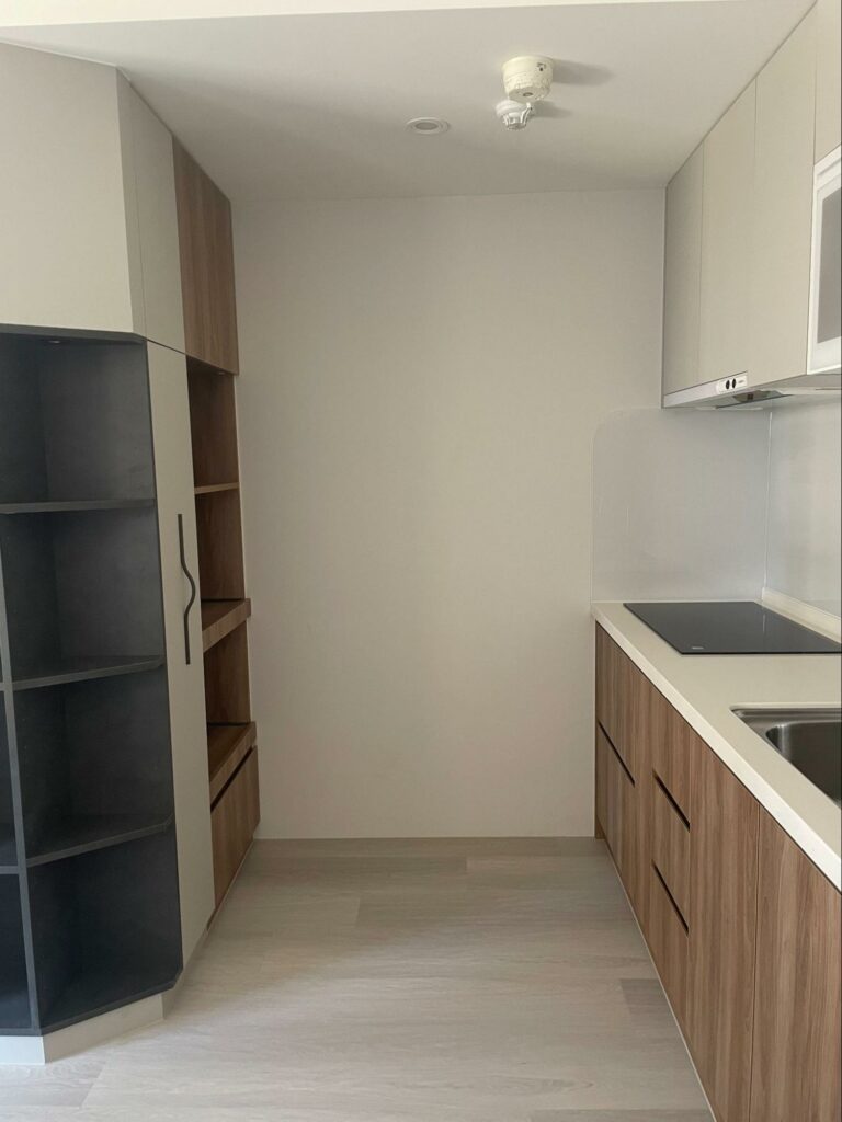 沃登家居廚房木地板實際屋主案例-小坪數廚房