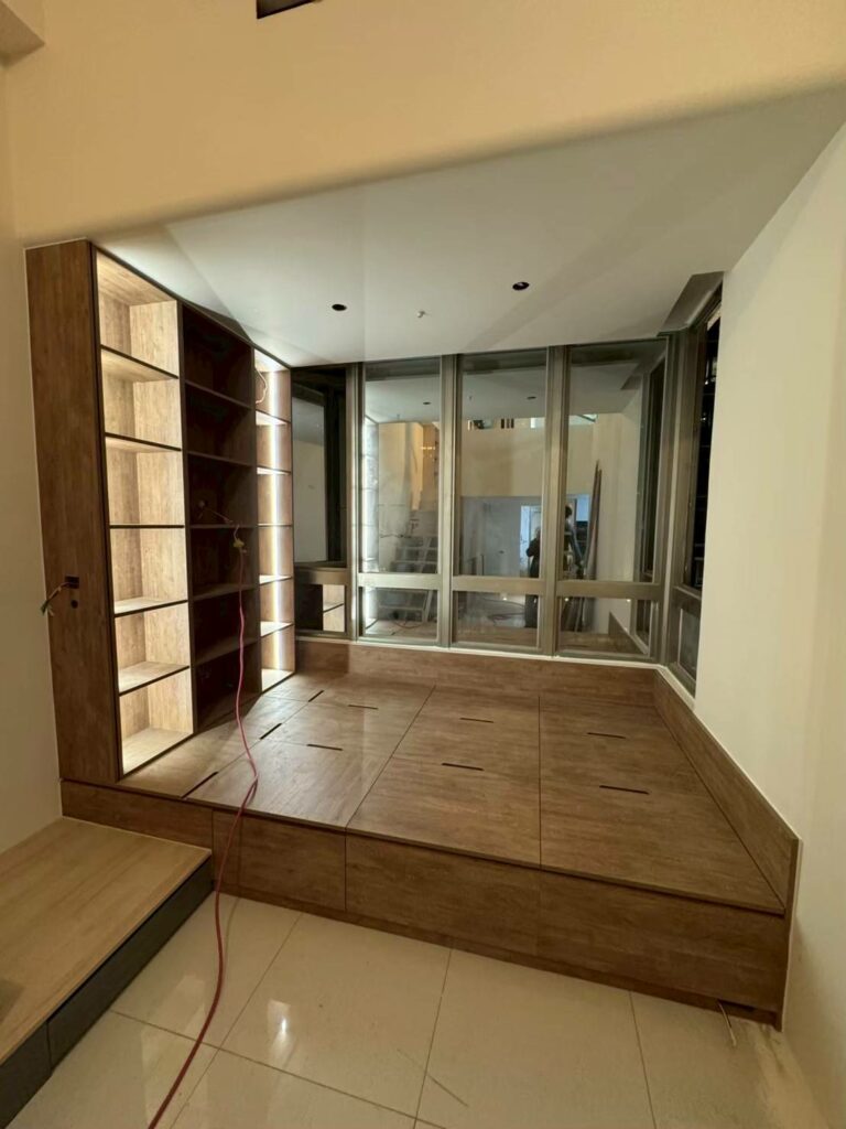 台北客廳系統櫃實例現場照