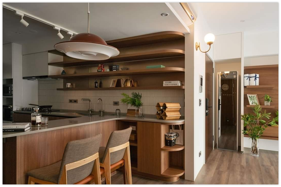 台北系統櫃案例-廚房用餐區