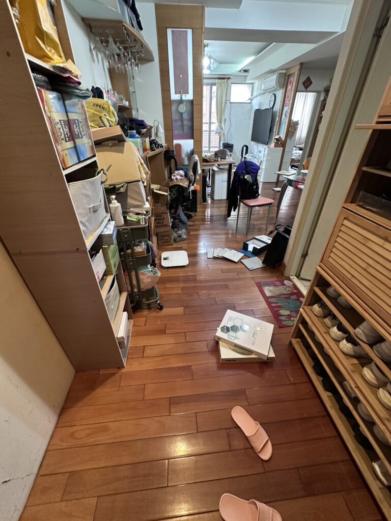 木地板重新鋪設前實照