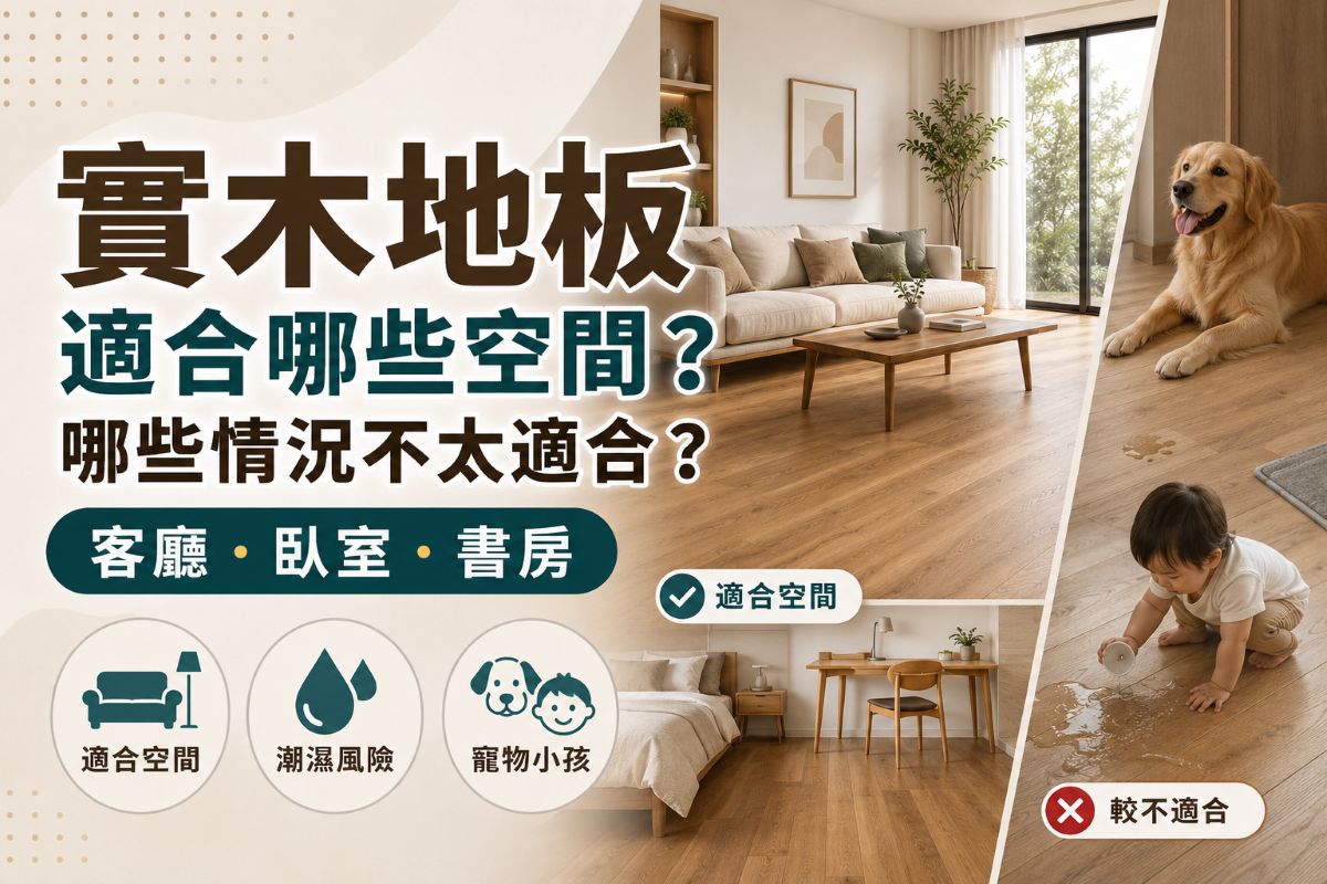 全實木地板不適合哪些空間環境