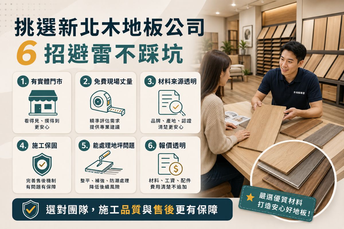 在新北選擇木地板公司的注意事項