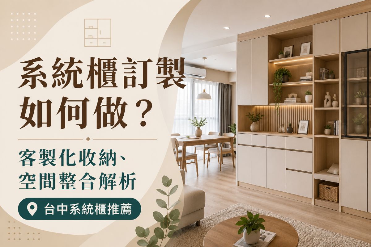 系統櫃訂製步驟流程說明
