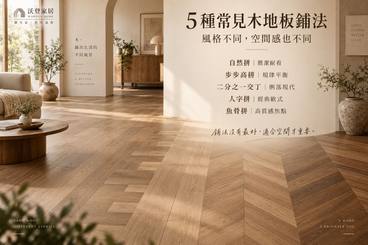 5大木地板鋪法說明指南
