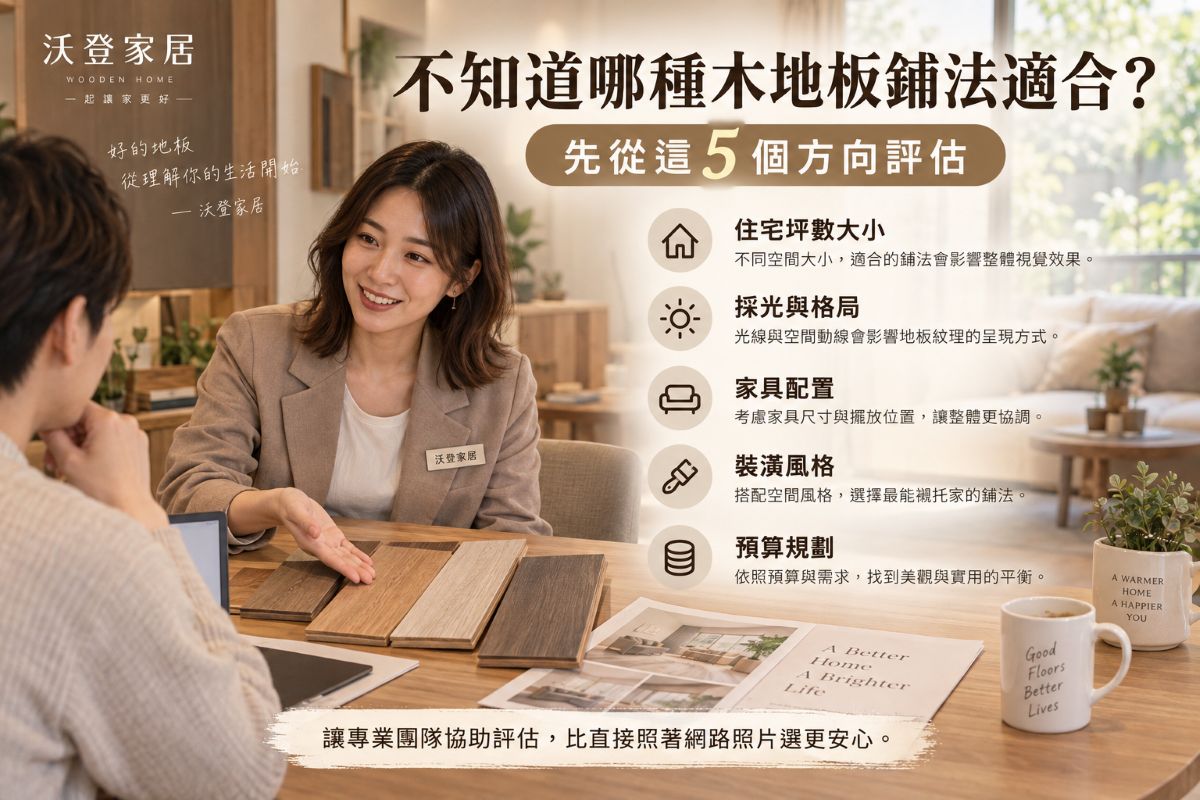 哪種木地板鋪法適合您 評估指南介紹