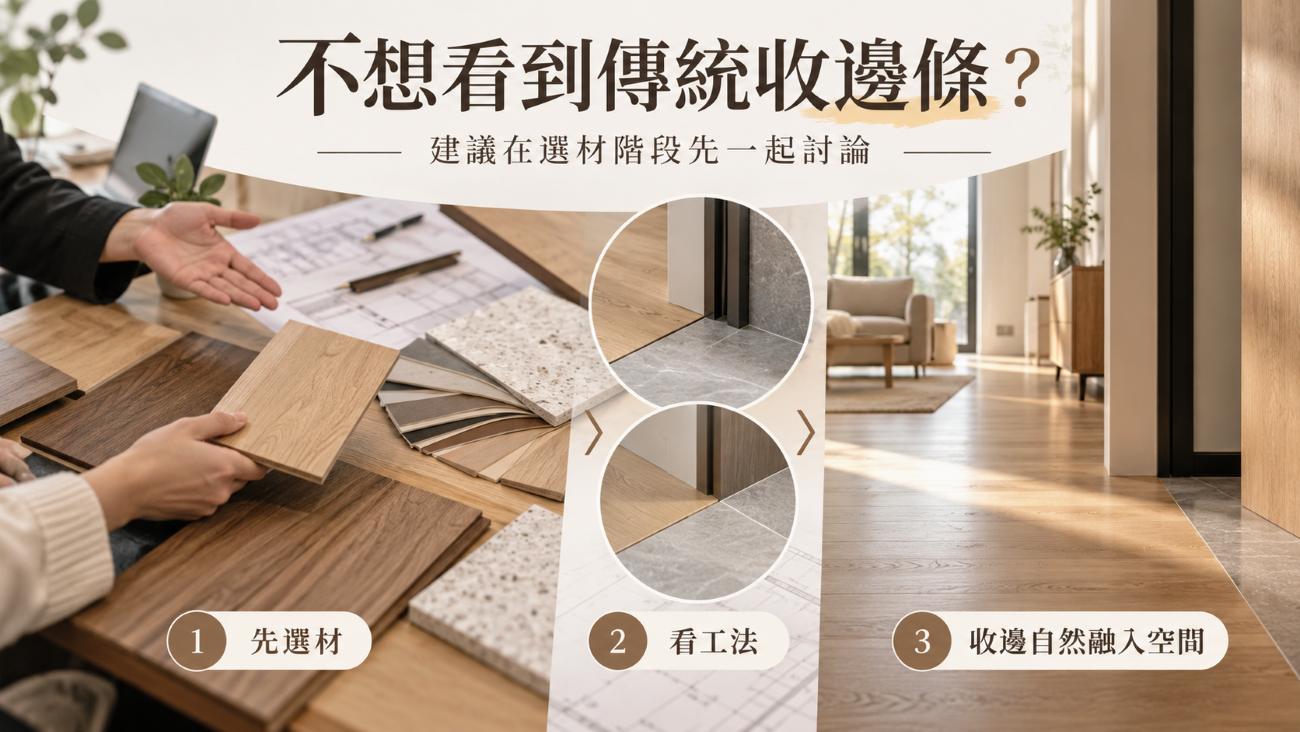 可以不要用收邊條嗎